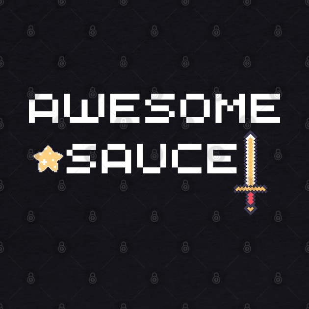 Awesome Sauce Pixel Art by Random Prints